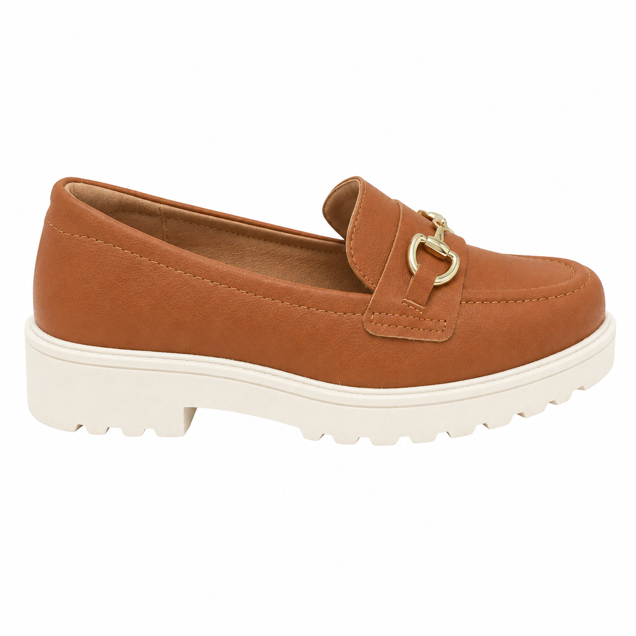 Mocassim Feminino com Detalhe Dourado – Modelo Parma