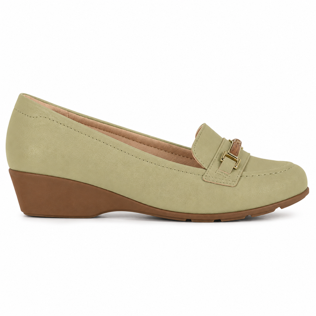 Scarpin Feminino Bico Fino Verde - Modelo Firenze