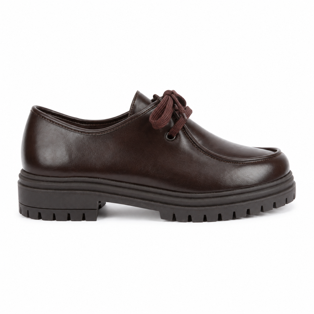 Mocassim Feminino Tratorado Marrom - Modelo Barcelona