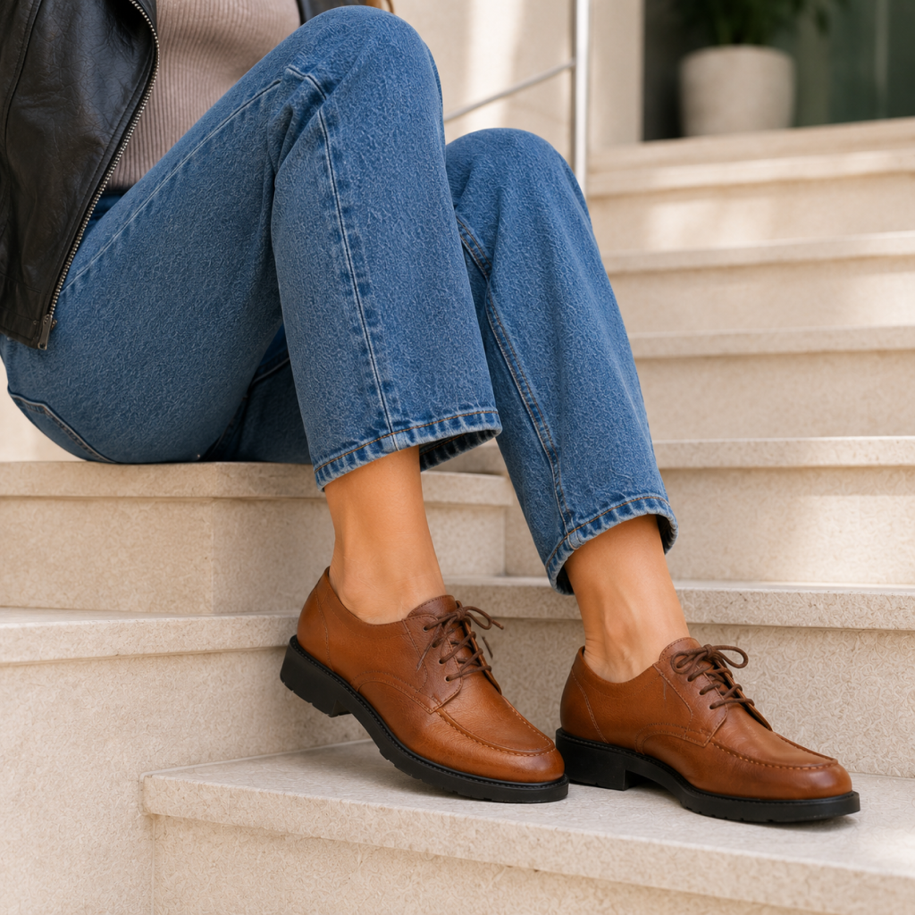 Mocassim Feminino Tratorado Caramelo - Modelo Capri
